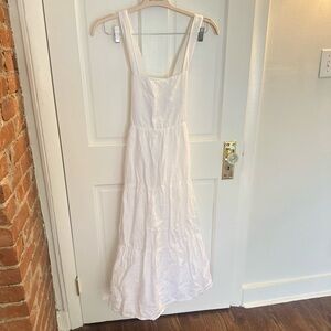 Vitamin A White Tiered Maxi Sundress
